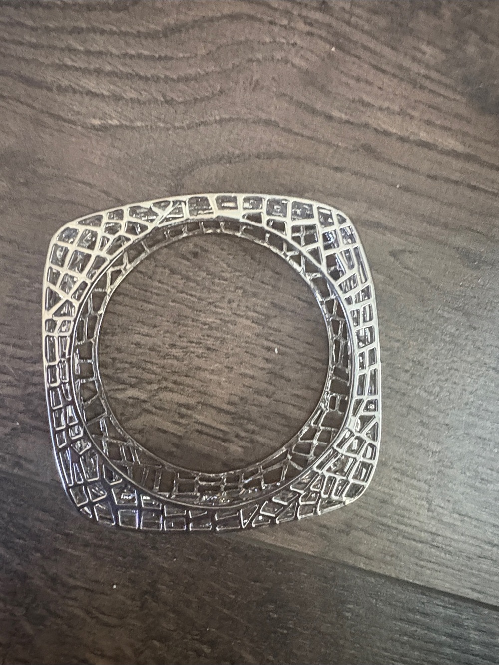 Jewel mint birdcage bangle